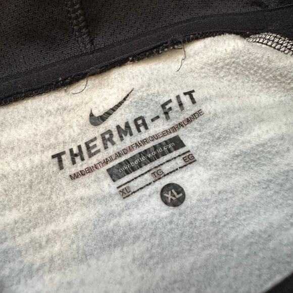 Nike Therma-Fit Black & White Camo Athletic Hoodie Size XL - Picture 5 of 7